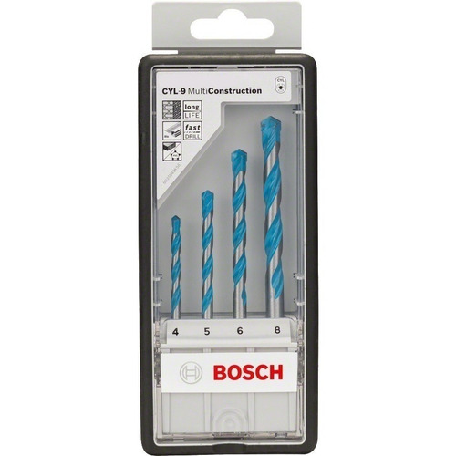 Set Kit Mechas Multiconstruccion Bosch 4 Piezas Tecnofast