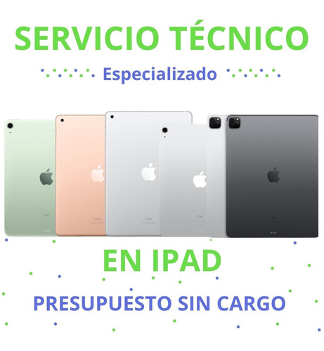 Imagen 2 de 10 de Servicio Tecnico Reparacion Apple iPad Mini Air Pro Tactil