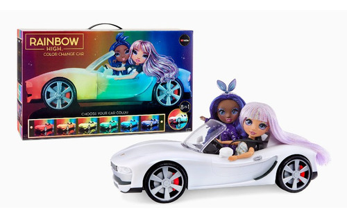 Rainbow High -carro Cambia De Color  Vehículo Convertible 