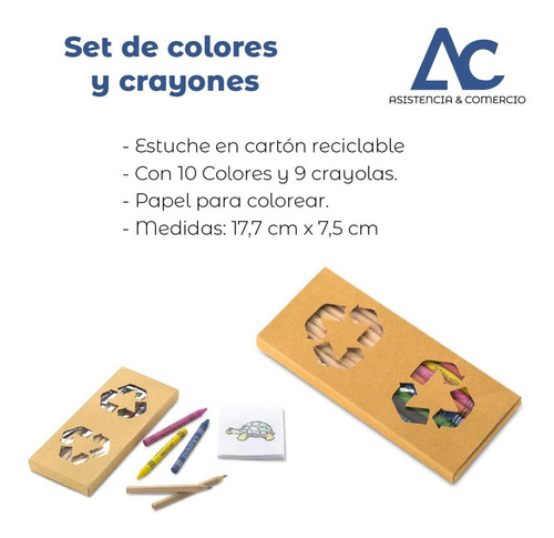 Set De Colores Y Crayones