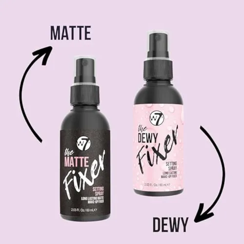 W7 The Fixer Spray Fijador De Maquillaje, Acabado