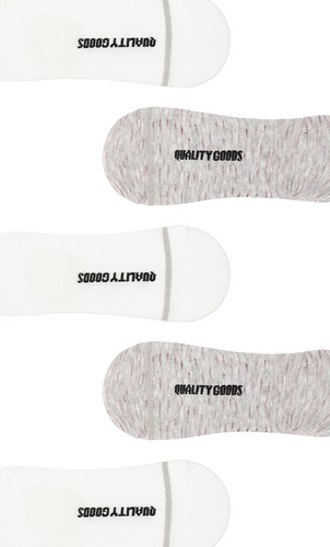 Imagen 2 de 5 de 5 Pack De Calcetines Invisible Básicos Hombre C&a (3019056)