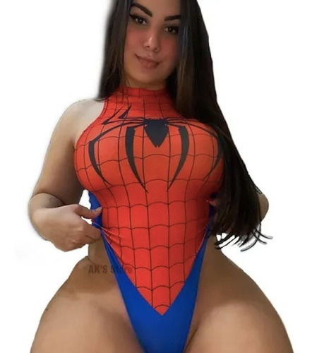Traje Baño Bodysuit Spiderman Sexy Mujer Araña Cosplay Venom | Envío gratis