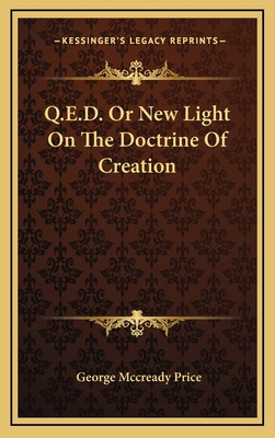 Libro Q.e.d. Or New Light On The Doctrine Of Creation - P...
