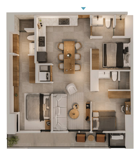 Departamento En Venta En Bosques Del Poniente En Santa Catarina