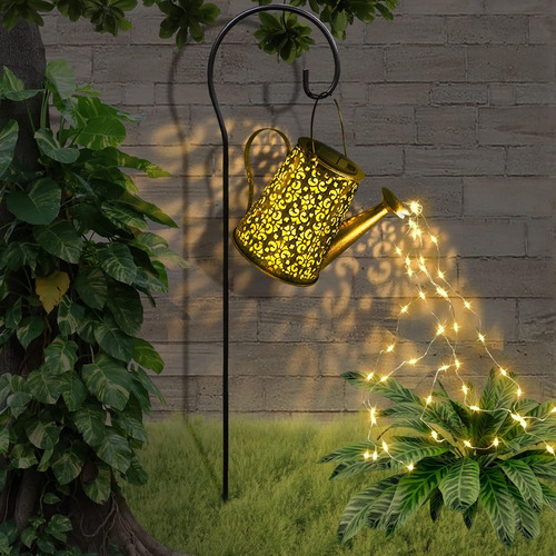 Luces Solares Para Regadera Para Mujer: Luz De Hadas De Jard