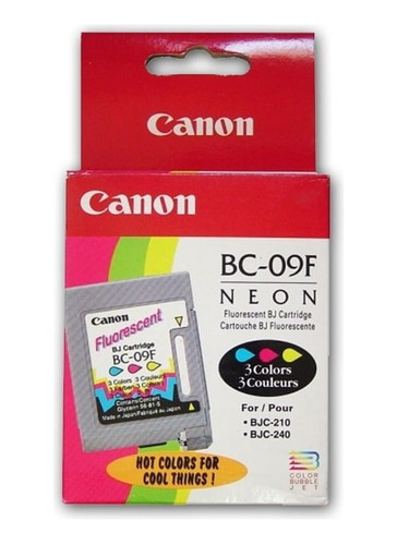 Cartucho Original Canon Bc-09 Neon Bjc-210 Bjc-240