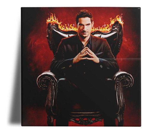 Quadro Em Porcelana Personalizado Lucifer Poltrona