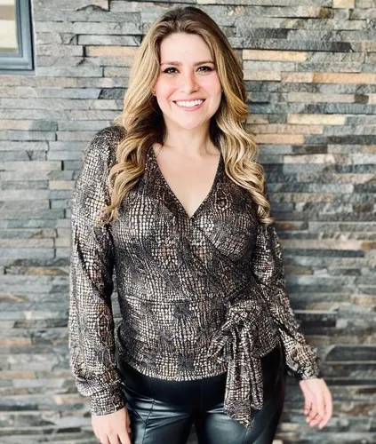 Blusa estampado de víbora hotsell