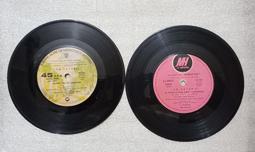 Leo Sayer Lote X 2 Discos (simples) 