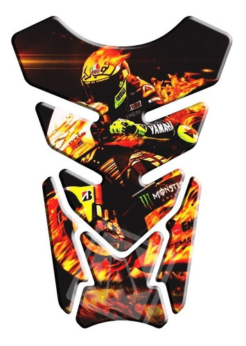 Adesivo Tankpad Protetor Tanque Valentino Rossi The Doctor 4