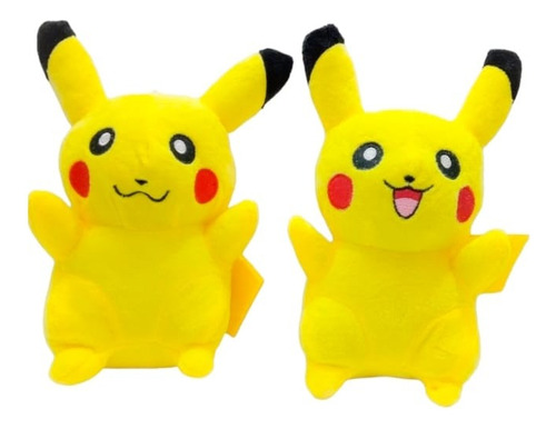 Pokemon Pikachu Peluche Buen Tamaño 24 Cm Lavable Lavarropas