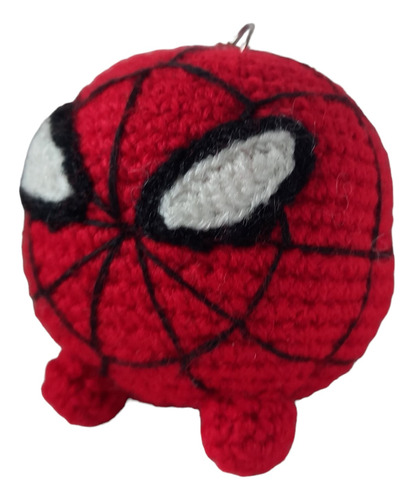 Amigurumi Mini Spiderman Tejido A Crochet (c/llavero)