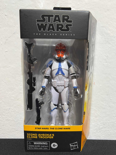 332nd Ahsoka's Clone Trooper Star Wars Black Series Hasbro (Usado)