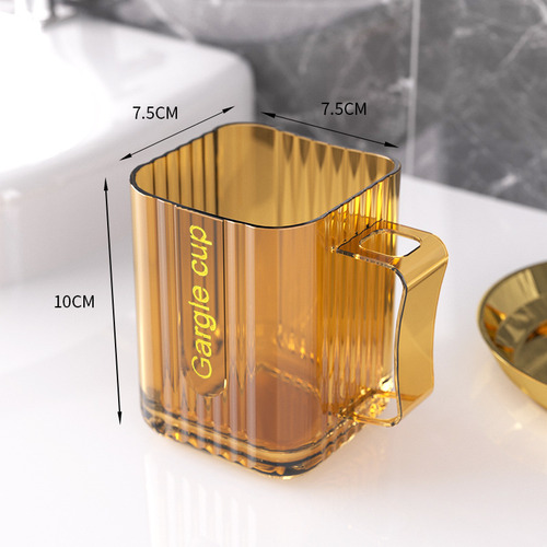Vaso De Plástico Para Cepillos De Dientes 2 En 1, Tipo Tira