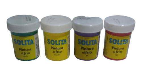 Pintura Al Frio Solita Color 60ml - Pack X 4