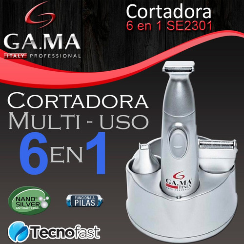 Afeitadora Cortadora 6en1 Gama Se2301 Cabello Nariz Oreja