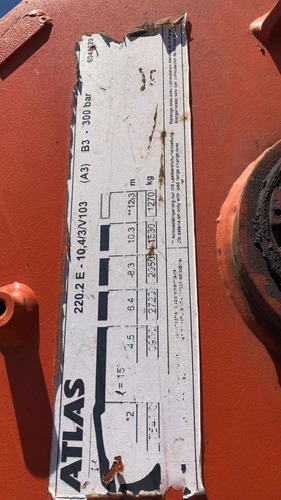Hidrogrua Usada Atlas Para Camion