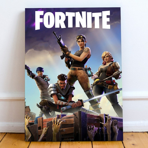 Cuadros Decorativos Fortnite Mural Poster 40x60 Video Juegos