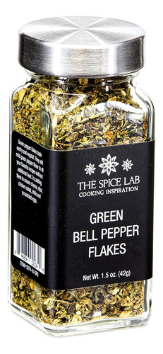 The Spice Lab Pimiento Verde Copos De Pimiento Verde Deshi
