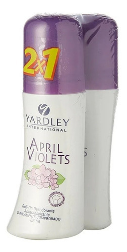 Desodorante April Violets X 2 - Ml Fragancia Suave & Agradable