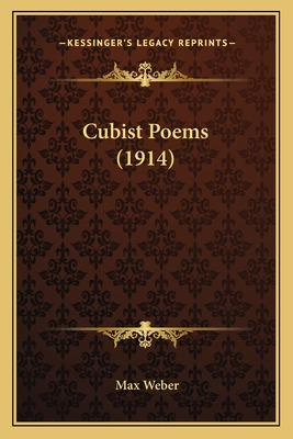 Libro Cubist Poems (1914) - Weber, Max