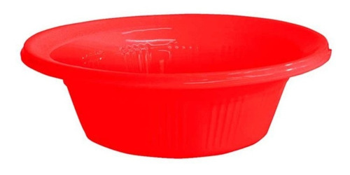 Cumbuca Descartável De Plástico Redonda Vermelho - 15cm - 10