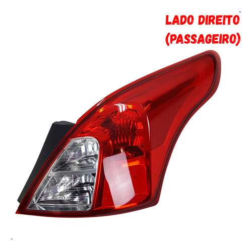 Kit Lanternas Traseiras Versa Sl 2012 2013 2014 2015 2016