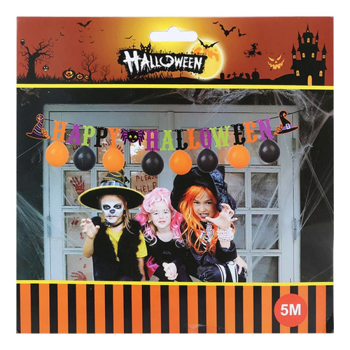 Nuevo For Banderas De Papel Con Globos De Halloween,