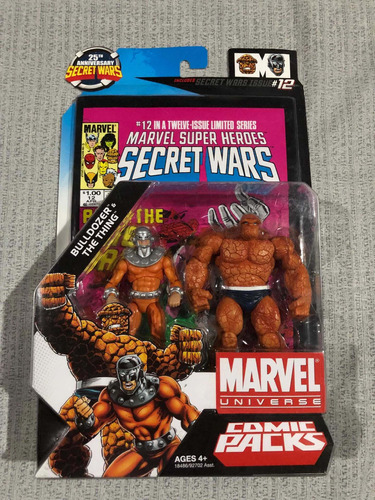 Marvel Súper Héroes Secret Wars #12 Bulldozer The Thing Pack
