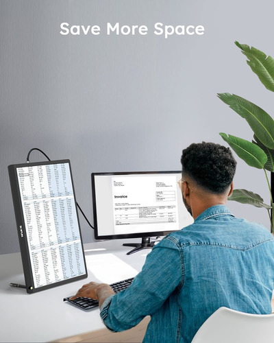 Imagen 4 de 9 de Monitor Portátil Boifun, 15,8 «1080p, Usb C, Hdmi, Ips
