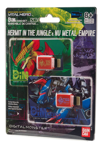 Paquete De Cartas Digimon Vital Hero Dim Hermit In The Jungl