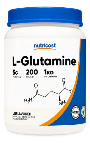 L-glutamina En Polvo 1 Kg 