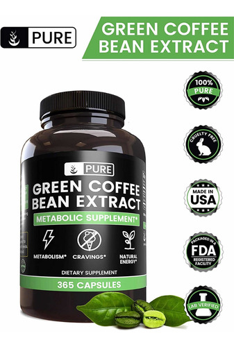 Green Coffee Café Verde Baje De Peso