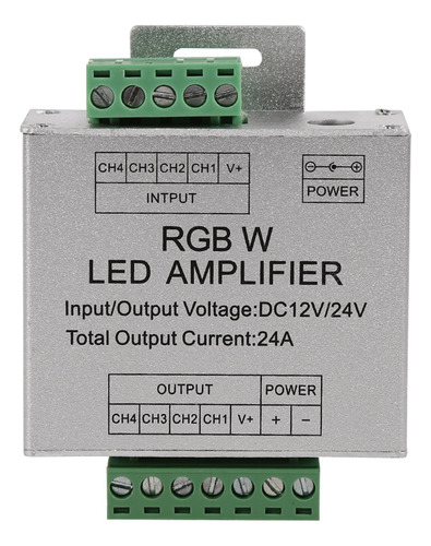 Amplificadores Rgbw Dc12-24v 24a Amplificador De Señal De 4