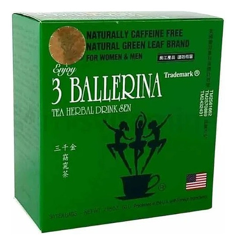 Té 3 Ballerina X30 Sobres Usa - Unidad a $1105