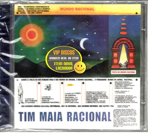 Cd Tim Maia Racional (discos 1 E 2 Em 1 Cd) Novo Lacrado!!