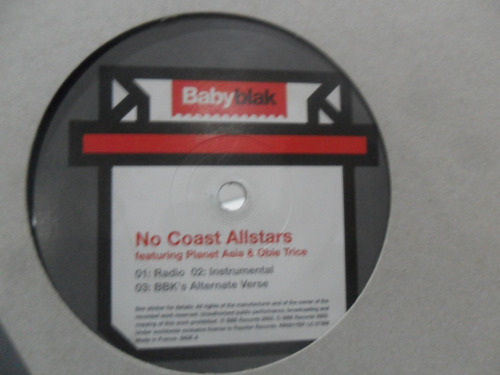 No Coast Allstars- Radio/instrumental/ Bbk´s Alternate Verse