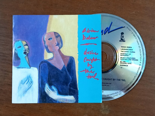 Cd Adrian Belew - Desire Caught By The Tail (1986) Usa R5