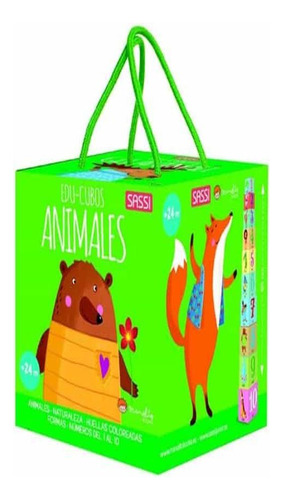 Animales - Edu-cubos (10 Cubos Educativos + Mini Atlas)