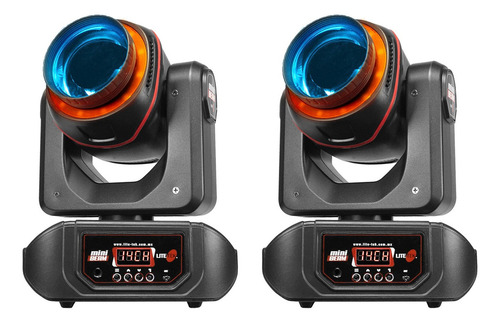 Par De Cabezas Móviles Lite Tek Mini Beam 65w Con Maleta
