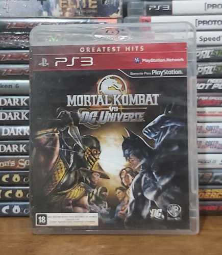 Mortal Kombat Vs Dc Ps3 M/ Física  (promoção Black Friday )