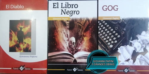 Gog+el Libro Negro+el Diablo/ Giovanni Papini/ 3 Libros/d-1.