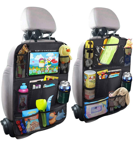 2 Organizadores Para El Asiento Del Auto Con Soporta Tablet