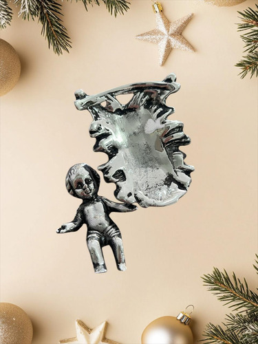 Niño Dios Mini Navideño Recuerdo Distintivo P/vestir