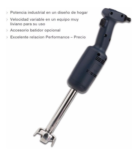 Imagen 2 de 4 de Mixer Triturador Batidor Gastronomico Moretti Spinner 22cm