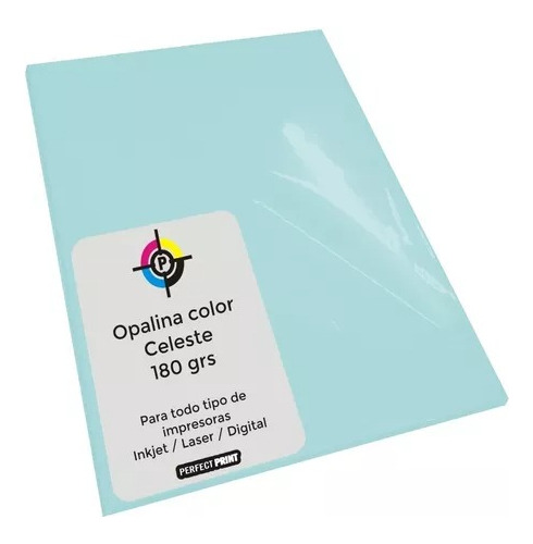 Opalina Color A4 180 Grs 10 Hojas