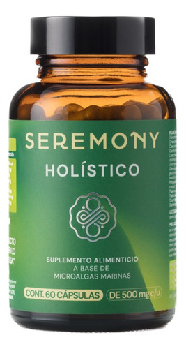 Seremony Suplemento Holistico Microalgas Marinas 60 Caps Sfn