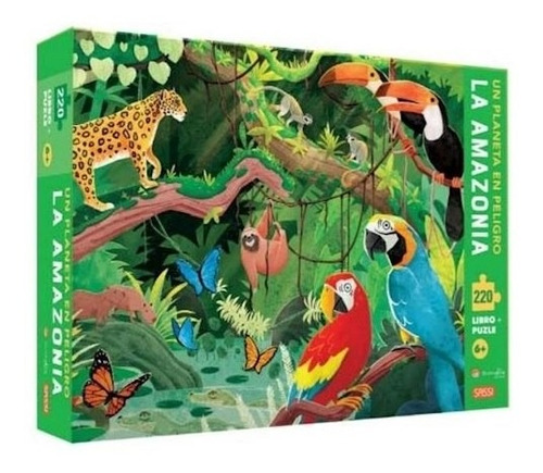 Libro Un Planeta En Peligro : La Amazonia ( Libro + Puzzle 2