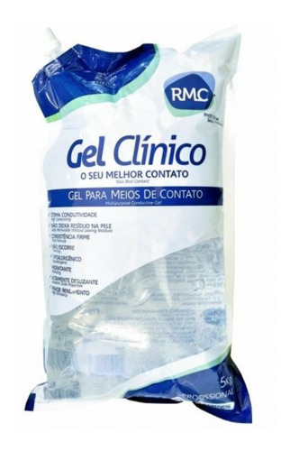 Gel Clínico Contato Condutor Incolor Ultrassom Rmc Bag 5kg